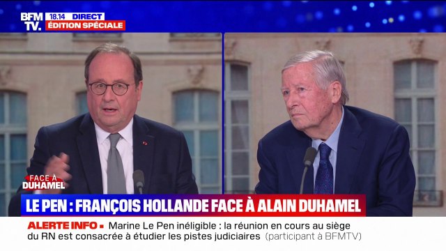 Procès RN: La seule réaction que nous pouvons avoir, c'est de respecter l'indépendance de la Justice , affirme François Hollande