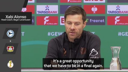 Leverkusen will face Arminia with 'full respect' - Alonso