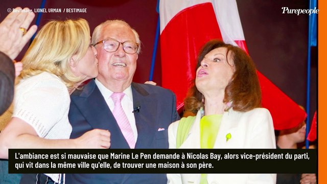 Marine Le Pen et Louis Aliot : L'ex-couple contraint de vivre avec Jean-Marie Le Pen, une cohabitation qui s'est mal passée