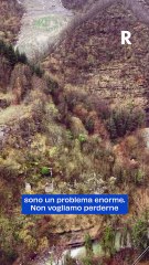 Frana nel Rio Rovigo: l'allarme delle associazioni