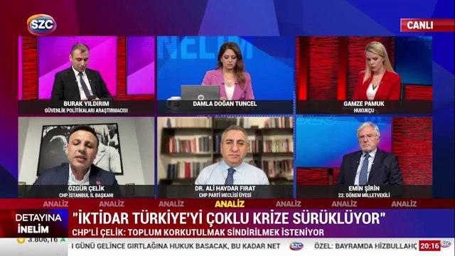 Özgür Çelik SÖZCÜ TV canlı yayınına katıldı