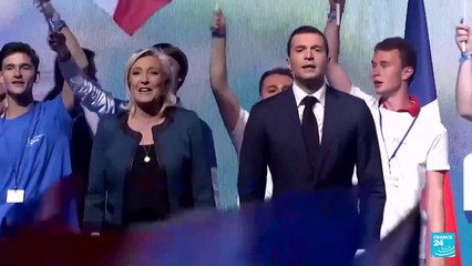 Ultraderecha francesa muestra su apoyo a Marine Le Pen