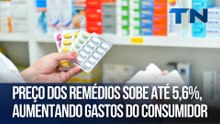 Preço dos remédios sobe até 5,6%, aumentando gastos do consumidor