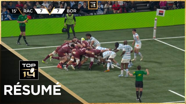 TOP 14 Saison 2024-2025 J20 - Résumé Racing 92 - Union Bordeaux-Bègles