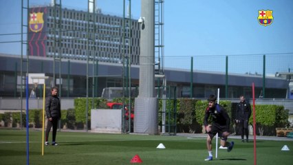 Ter Stegen hace parte del trabajo con el grupo