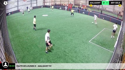 Faute de Lounes K - Malsaint Fc