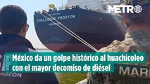 Histórico golpe al huachicoleo: aseguran 10 millones de litros de diésel