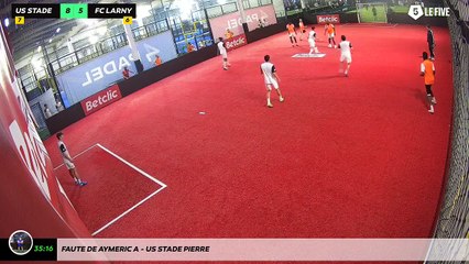 Faute de Aymeric A - Us Stade Pierre