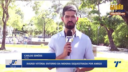 Ingrid Vitória: enterro da menina sequestrada por amigo