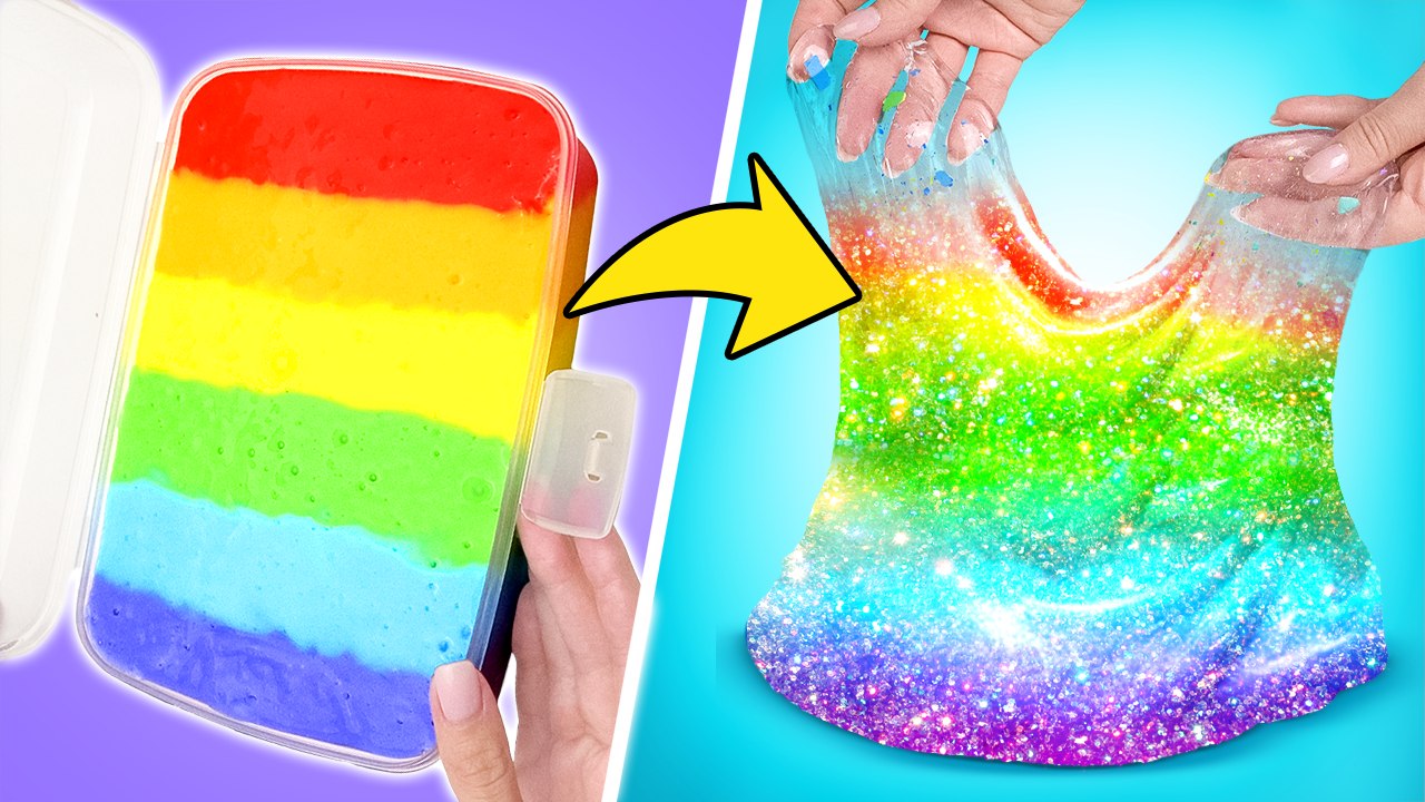 Créations gluantes ! 🧪🌈 Concours de poupées avec des textures étonnantes || ASMR