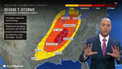High-risk severe weather threat this week in central US