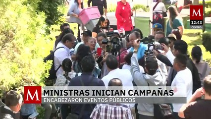Rumbo a la elección judicial, así iniciaron campaña las ministras de la Suprema Corte