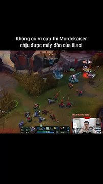 Không có Vi cứu thì Mordekaiser chịu được mấy đòn của illaoi #mordekaiser #illaoi #lienminhhuyenthoai #leagueoflegends