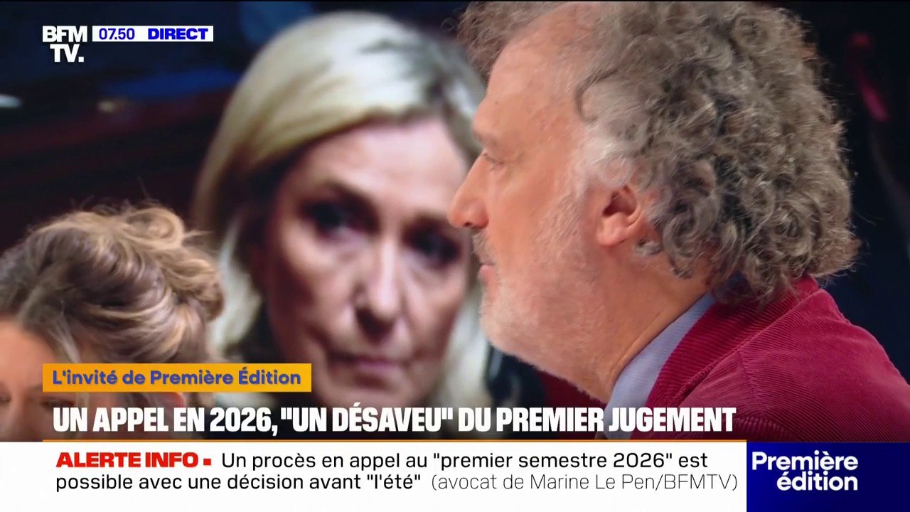 Assistants parlementaires européens du FN: "Cette pratique parlementaire n'est, à mes yeux, pas du tout constitutive d'une infraction pénale", indique l'avocat de Marine Le Pen