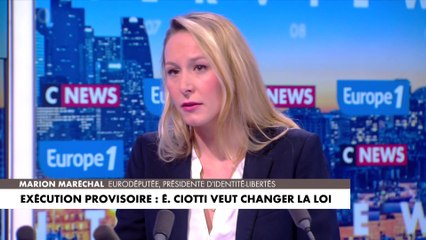 Marion Maréchal : «Il existe une justice politique dans notre pays»