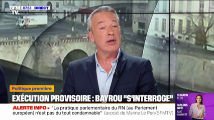 ÉDITO - Inéligibilité de Marine Le Pen: "Un Premier ministre ne devrait pas commenter une décision de justice"