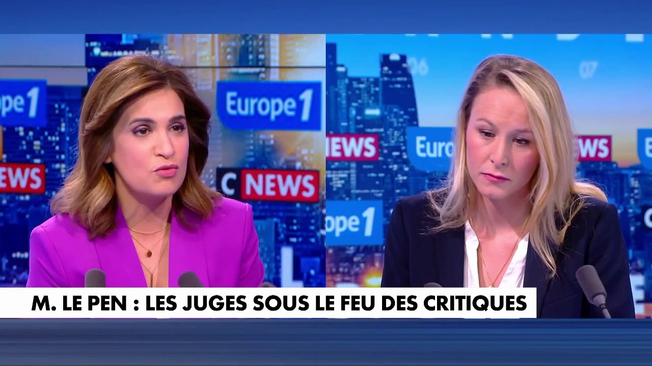Marine Le Pen condamnée : «Hors de question de cautionner une quelconque menace à l'encontre de la magistrature», lance Marion Maréchal