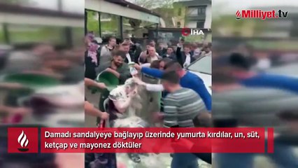 Damadı evlendiğine pişman ettiler