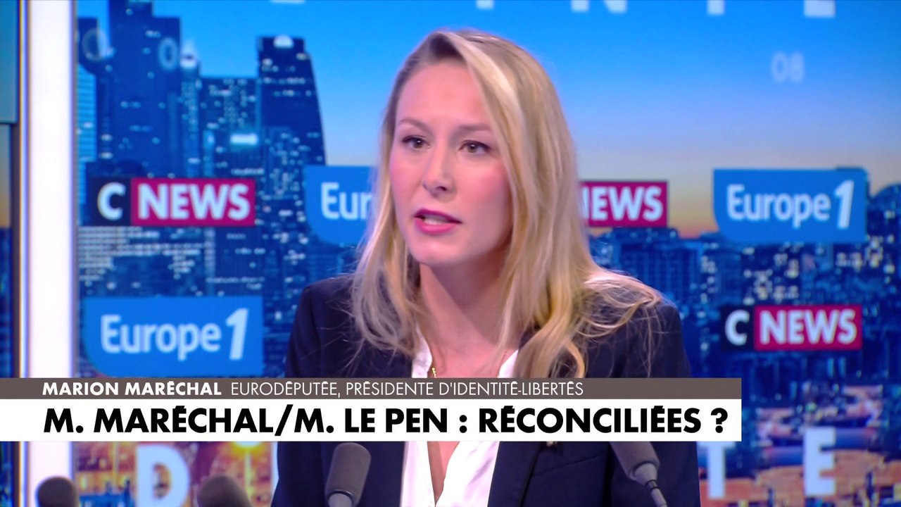 Marion Maréchal et Marine Le Pen réconciliées ? L'eurodéputée se confie
