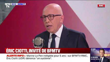 "C'est une forme de lâcheté": Éric Ciotti dénonce le revirement de Bayrou sur le port du voile dans le sport