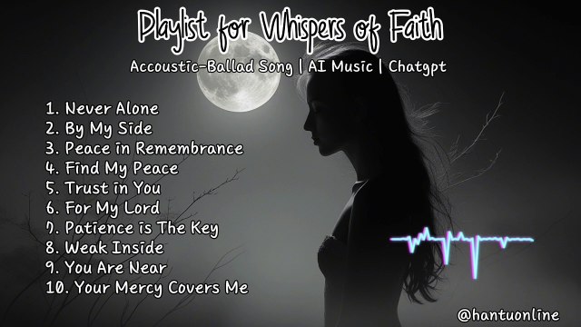 Playlist for Whispers of Faith | Accoustic Ballad Song | AI Music | Chatgpt | English Song