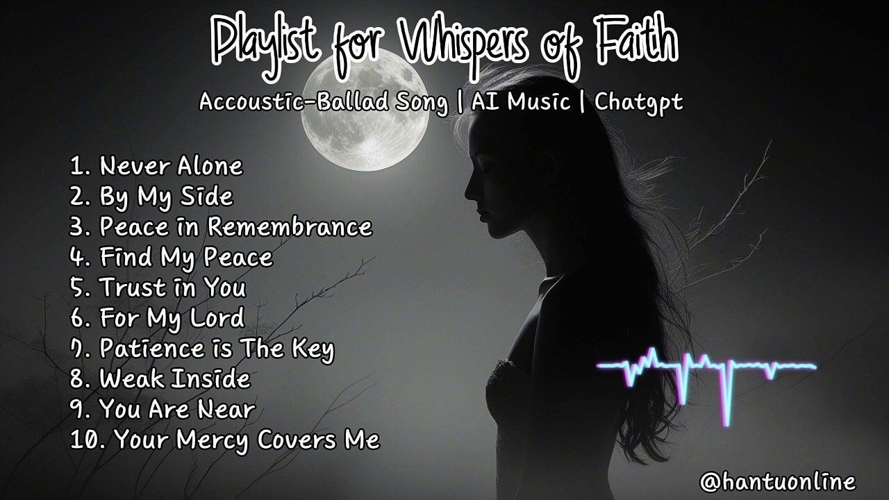 Playlist for Whispers of Faith | Accoustic Ballad Song | AI Music | Chatgpt | English Song