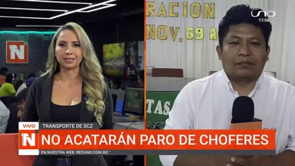 Santa Cruz no acatará paro de transporte