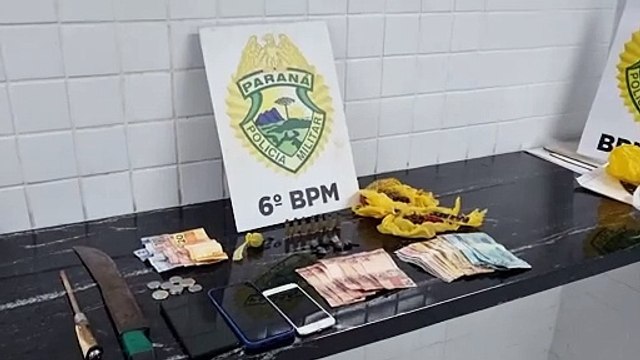 PM detém dupla e apreende munições, drogas, dinheiro e celulares no Bairro Cancelli