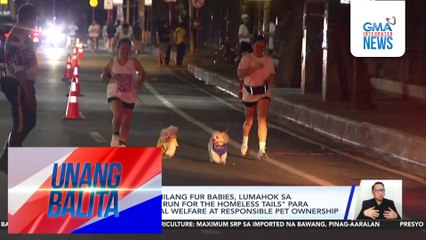 Fur parents at kanilang fur babies, lumahok sa "Pawsitive Strides: Run for the Homeless Tails" para isulong ang animal welfare at responsible pet ownership | Unang Balita