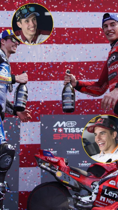 Álex Márquez bromea sobre su hermano Marc