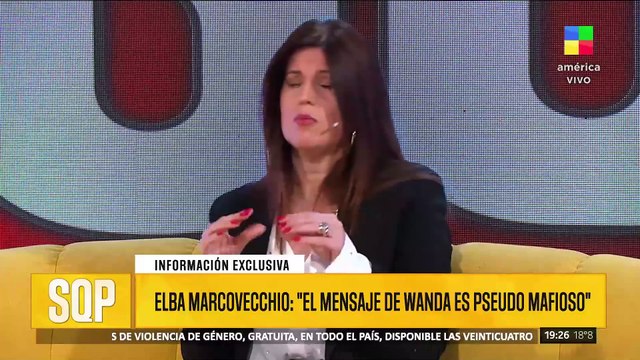 Elba Marcovecchio LE RESPONDE TODO a Wanda Nara: El mensaje de Wanda es pseudo mafioso