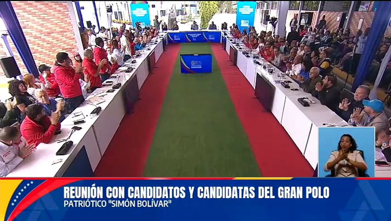 Jefe de Estado lidera reunión con candidatos y candidatas del Gran Polo Patriótico Simón Bolívar