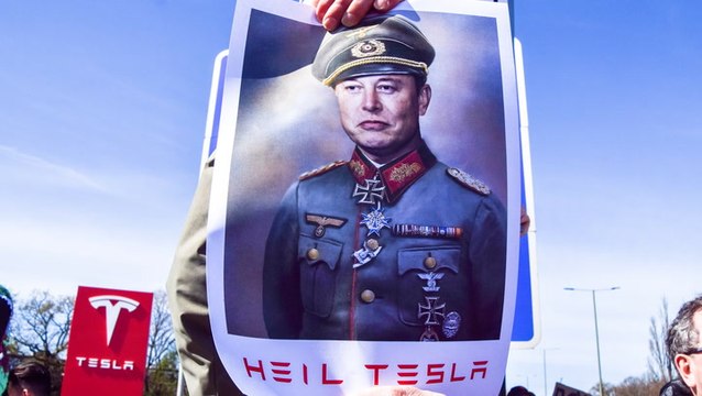Elon Musk says Tesla Takedown demonstrators were paid to protest after seeing videos