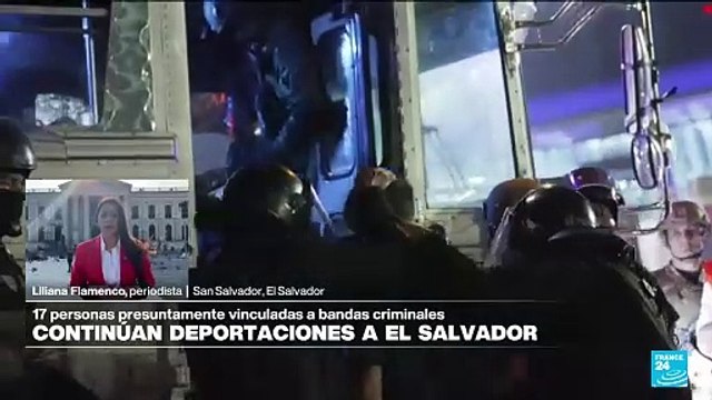 Informe desde San Salvador: EE. UU. deporta a 17 presuntos miembros de bandas criminales
