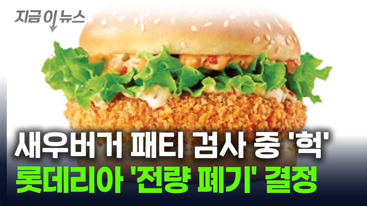 "왜 이 성분이..." 롯데리아, 새우버거 수입패티 '전량 폐기' [지금이뉴스] / YTN