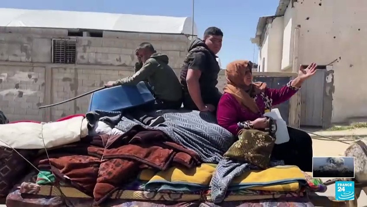 Gaza: miles de palestinos huyen de Rafah en un nuevo desplazamiento ordenado por Israel