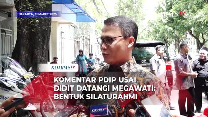 Respons Jubir PDIP Ahmad Basarah Usai Didit Datangi Megawati saat Idulfitri