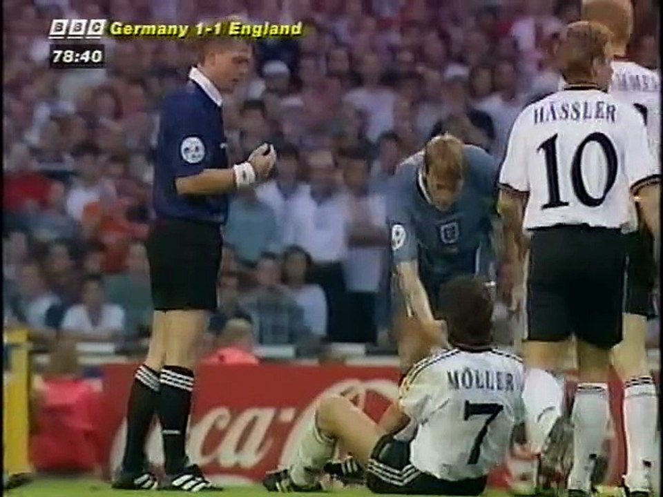 1996 UEFA European Football Championship Germany v England 26th JUN 1996 2/2 BBC