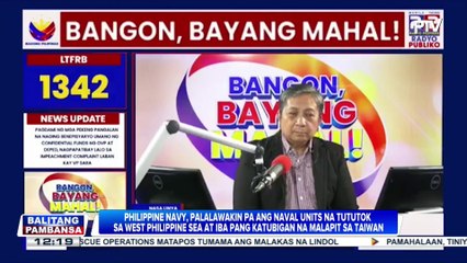 PH Navy, palalawakin pa ang naval units na tututok sa West PH Sea at iba pang katubigan na malapit sa Taiwan