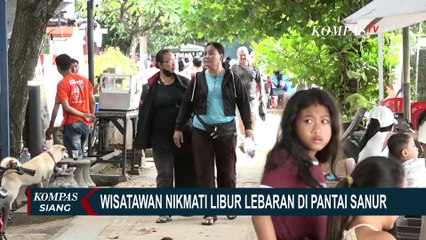 Kisah Wisatawan Nikmati Libur Lebaran 2025 di Pantai Sanur Bali