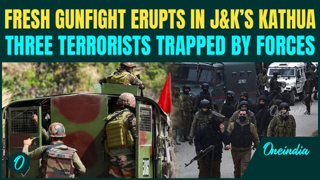 Jammu and Kashmir: 3 Terrorists Trapped in Kathua as Gunfight Erupts, 2nd Encounter in 3 Days