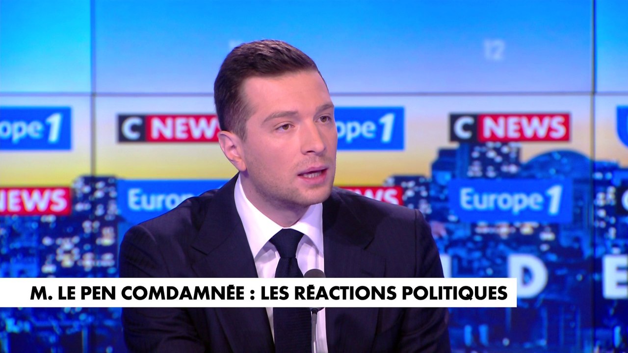 Jordan Bardella: «Aujourd'hui, ce n'est plus le gouvernement des juges,c'est la tyrannie des juges»