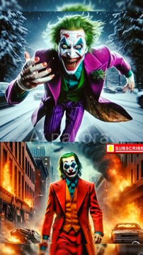 battle between Joker, harley quinn, Joker zombie, harley quinn zombie