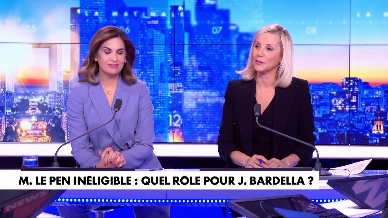 «Nous avons commencé ce travail à deux avec Marine Le Pen, nous le finirons à deux», déclare Jordan Bardella