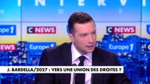 Jordan Bardella: «Il y a une partie des électeurs de droite qui est orphelin d'un leader»