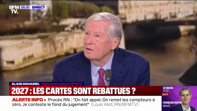 Condamnation de Marine Le Pen: Le jugement est équitable dans son ensemble, mais les conséquences politiques sont redoutables , estime Alain Duhamel