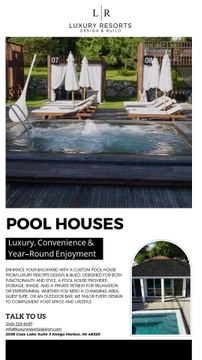 Custom-Built Pool Houses for Luxury Outdoor Living Spaces