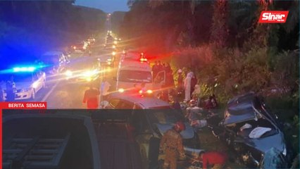 Ulang tahun perkahwinan bertukar tragedi, suami maut dalam nahas pulang beraya