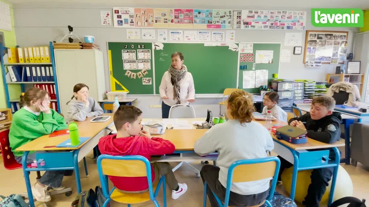 Poisson d'avril: l'institutrice de 6° primaire d'Hingeon piège ses élèves...