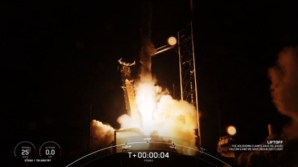 Space X lanza el primer vuelo espacial humano que sobrevolará los polos de la Tierra